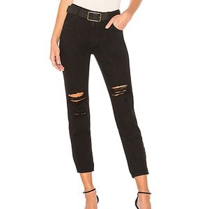 Rolla's Miller Skinny Shredded Black Jeans